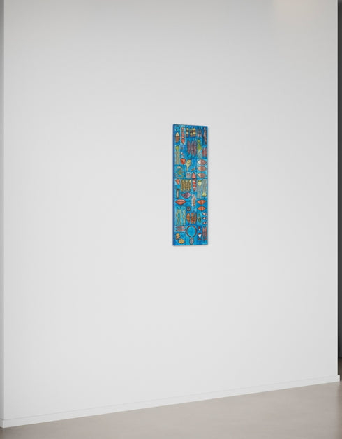 Tackle Box | Framed Giclee Print on Canvas